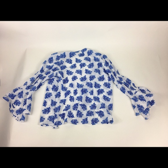 Micheal Kors Flared Sleeves Blouse - Picture 2 of 3